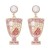 occidental style atmospheric fashion summer day fruits earrings Alloy diamond Pearl ear stud woman