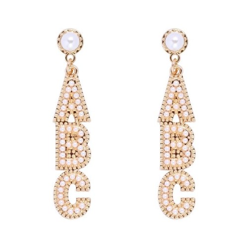  ear stud high samll Pearl English trend earrings woman temperament Earring