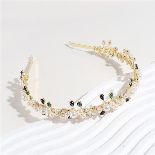  Pearl Rhinestone Headband super bride all-Purpose Headband