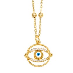 new eyes necklace woman occidental styleins wind eyes pendant clavicle chainnk
