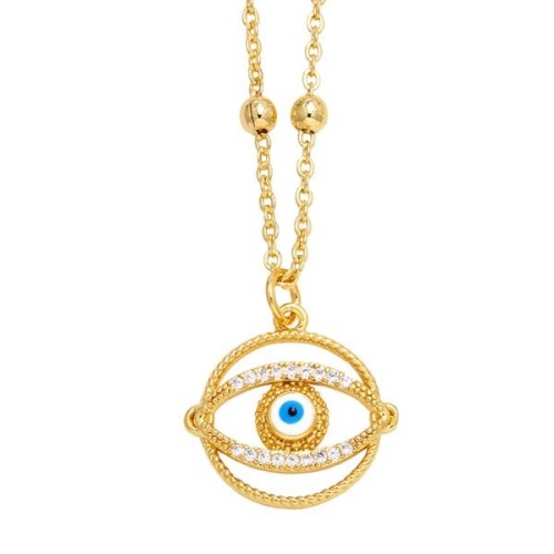 new eyes necklace woman occidental styleins wind eyes pendant clavicle chainnk