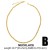 occidental style punk windchain necklace chain  personality fashion beads chain necklace womannk
