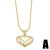 occidental style wind spring summer diamond Pearl love pendant necklace woman brief all-Purpose clavicle chainnk