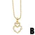 occidental style wind spring summer diamond Pearl love pendant necklace woman brief all-Purpose clavicle chainnk