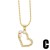 occidental style wind spring summer diamond Pearl love pendant necklace woman brief all-Purpose clavicle chainnk