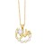 retro brief Pearl diamond loveOVE necklace woman I samll clavicle chainnk