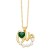 retro brief Pearl diamond loveOVE necklace woman I samll clavicle chainnk