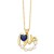 retro brief Pearl diamond loveOVE necklace woman I samll clavicle chainnk