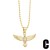 fashion small fresh necklace woman bronze gilded embed zircon clavicle chainnk