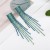 occidental style diamond tassel ear stud woman Korean style fashion temperament Rhinestone earringsE