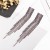 occidental style diamond tassel ear stud woman Korean style fashion temperament Rhinestone earringsE
