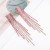 occidental style diamond tassel ear stud woman Korean style fashion temperament Rhinestone earringsE