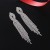 occidental style  Rhinestone long style tassel earrings bride stage atmospheric EarringE
