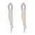 occidental style  Rhinestone tassel long earrings brief multilayer temperament exaggerating EarringE