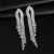 occidental style  Rhinestone tassel long earrings brief multilayer temperament exaggerating EarringE