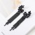 black fully-jewelled crystal eyes earrings  personality flowers tassel earringE