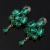 occidental style Earring drop crystal earrings woman ear stud Korean style fashion samll earringE