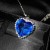   heart-shaped gem lady necklace