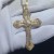   fully-jewelled mosaic cross  fashion shine more diamond three color cross man woman pendant