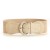   Dress women belt leather bag buckle animal pattern elasticity width belt woman