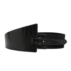  woman  autumnPU leather Dress loose and comfortable elasticity women belt