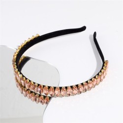 occidental style Rhinestone Headband retro fully-jewelled Headband brief all-P..