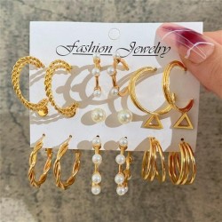 earrings set occidental style earrings creative earrings setins high-end