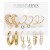 earrings set occidental style earrings creative earrings setins high-end