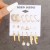 earrings set occidental style earrings creative earrings setins high-end