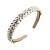  Headband Korean style same style embed glass diamond leaves Headband trend fashion temperament brief