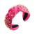  Headband occidental style Cloth Headband fully-jewelled temperament width