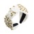  Headband occidental style Cloth Headband fully-jewelled temperament width