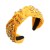  Headband occidental style Cloth Headband fully-jewelled temperament width