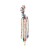 occidental style personality earrings Ear clip Alloy diamond long style tassel earrings woman fashion super tem