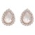 claw chain occidental style exaggerating earrings Alloy diamond ear stud lady drop glass diamond fully-jewelled