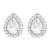 claw chain occidental style exaggerating earrings Alloy diamond ear stud lady drop glass diamond fully-jewelled
