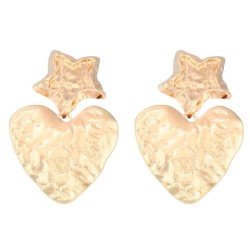 earrings Alloy earrings star heart-shaped earring occidental style exaggeratin..