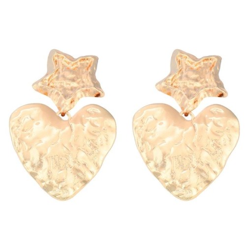 earrings Alloy earrings star heart-shaped earring occidental style exaggerating geometry Earring