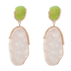 earrings occidental style earrings Acetate sheet earring trend exaggerating Ea..