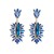 occidental style personality geometry Irregular earring Alloy color diamond earrings woman exaggerating tempera
