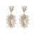 occidental style personality geometry Irregular earring Alloy color diamond earrings woman exaggerating tempera