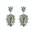 occidental style personality geometry Irregular earring Alloy color diamond earrings woman exaggerating tempera