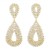 E occidental style  samll wind drop fully-jewelled earrings exaggerating personality Earring