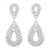 E occidental style  samll wind drop fully-jewelled earrings exaggerating personality Earring