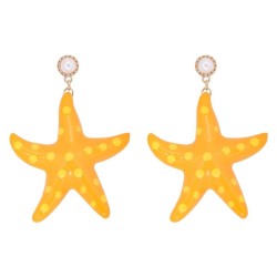occidental style fashion woman head earrings enamel earring personality woman