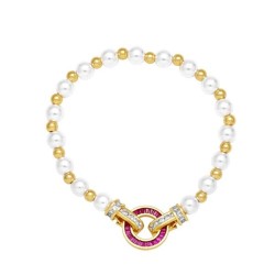 occidental styleins wind Pearl bracelet woman retro temperament beads loversbr..