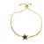 lovers bracelet  occidental style brief embed zircon star Five-pointed star braceletbrk