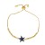 lovers bracelet  occidental style brief embed zircon star Five-pointed star braceletbrk