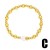 occidental style all-Purpose bronze gilded color retention bracelet love Five-pointed starbra