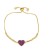  occidental style all-Purpose fashion heart-shaped bracelet woman retro samll love braceletbra